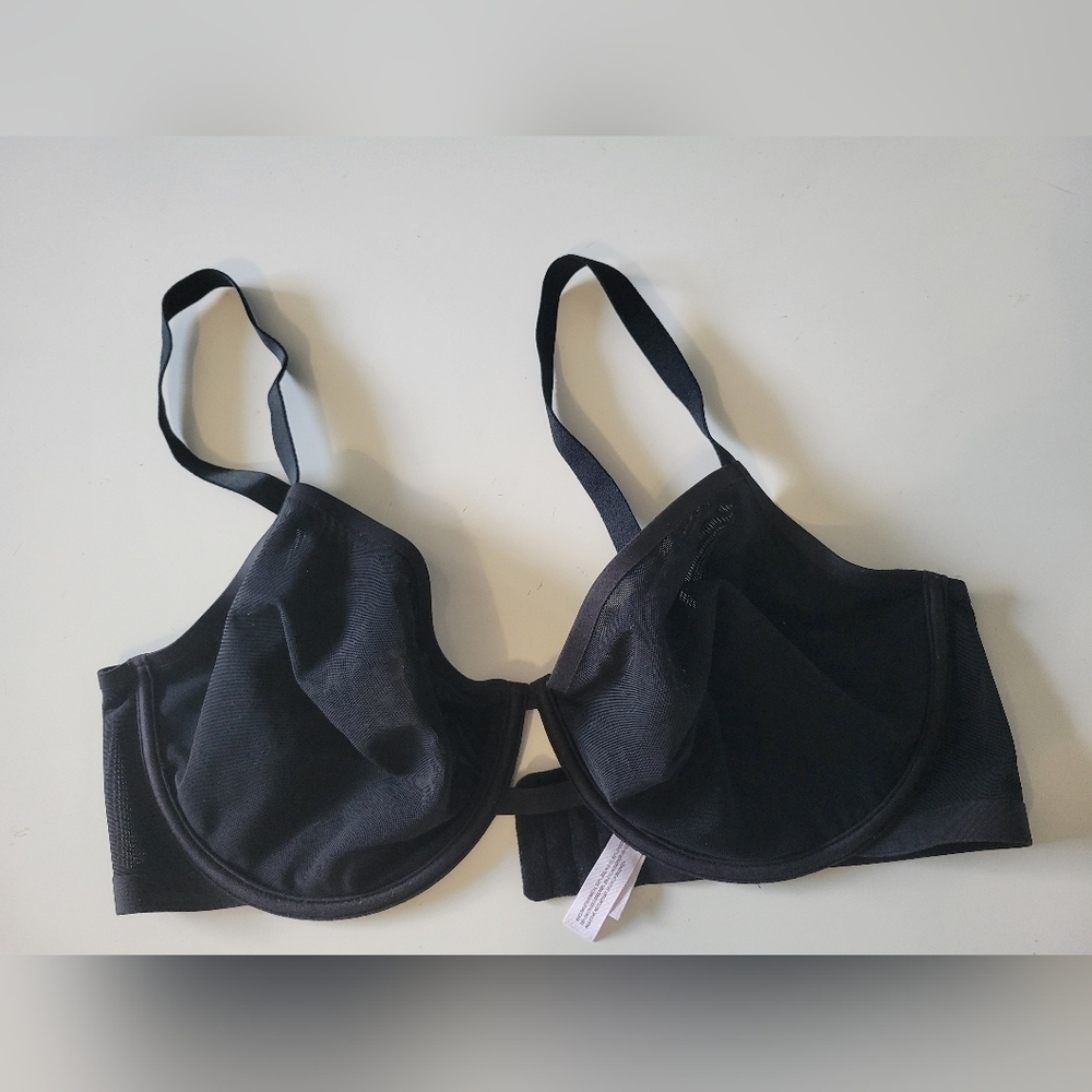 Auden Mesh Underwire Bra Black 40DD